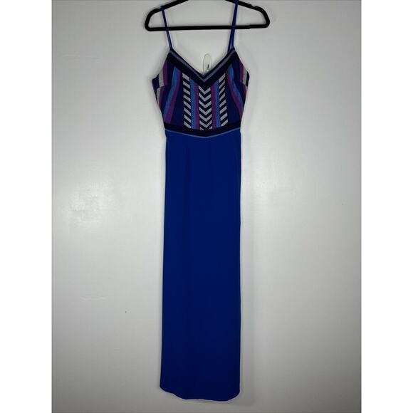 C. Luce Sz Small Sleeveless Maxi Dress Geometric Sundress - Picture 1 of 7